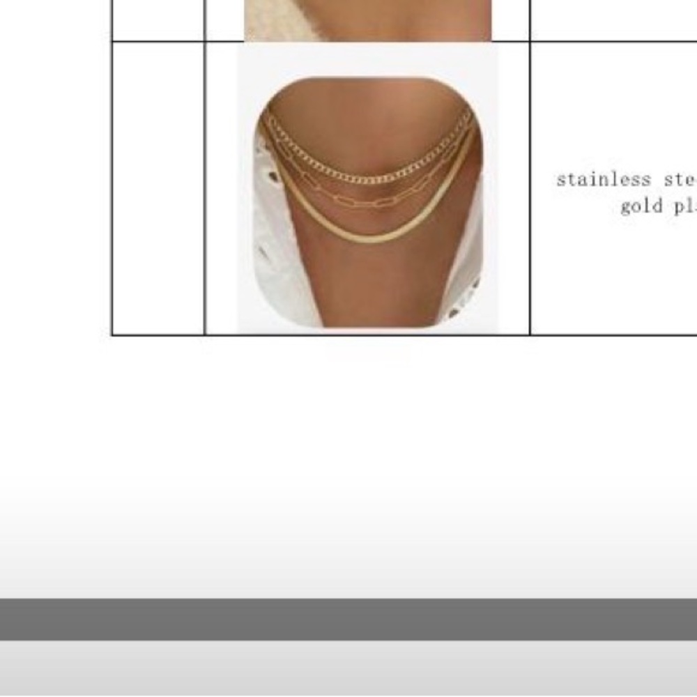 Gold Layered Chain Necklace - Women Jewelry